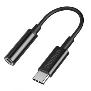 Adapter CHOETECH USB Type-C (M) - AUX 3.5mm (F) | AUX003