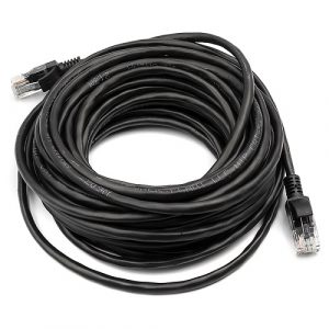 Cable Cat5E UTP, 10m, black | CA911646