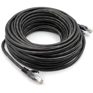 Cable Cat5E UTP, 15m, black | CA911660