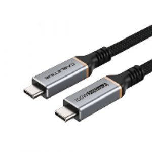 Premium cable USB4, Type C - Type C, 40Gbps, 100W, 20V/ 5A, 8K/ 60HZ, 1m | CA913299