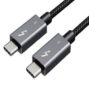 Cable Thunderbolt 3, Type C - Type C, 40Gbps, 100W, 20V/ 5A, 5K/ 60HZ, 2m | CA913343
