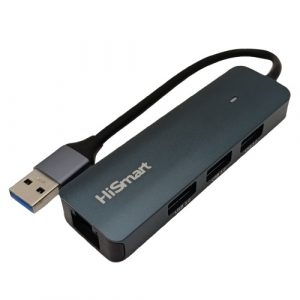Adapter USB-A - 3x USB 3.0, RJ45 | CA915118