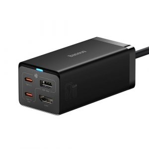Charger BASEUS GaN 2x USB-C, USB-A, HDMI 4K, 67W, PPS, PD, QC, USB4 | CCGP110201