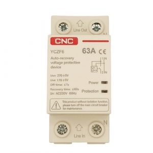 Self-Recovery Overvoltage and Undervoltage Protector, 1P+N, 63A, 230V | EL240302