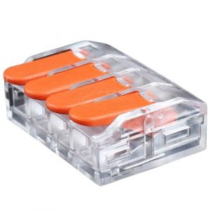 Splicing Connector with Lever, 4x 0.5-6.0mm², 41A, 450V, 20pcs | EL240463