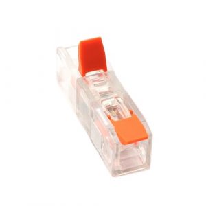 Splicing Connector, Inline with Lever, 1-1, 0.2–4.0mm², 32A, 450V, 100pcs | EL240487