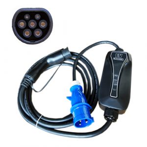 Electric car charger Type 2 - CEE, 6-32A, 7.2kW, 1-phase, 5m | EV200047