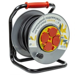 Extension Cord with Reel 25m, 4 sockets, 3x2.5mm2 | EX610525