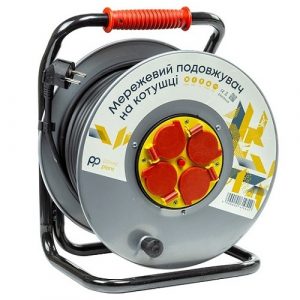 Extension Cord with Reel 50m, 4 sockets, 3x2.5mm2 | EX610549