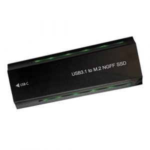 M.2 PCIe NGFF/NVMe SSD case USB3.2, 20Gbps, RGB | HC380527