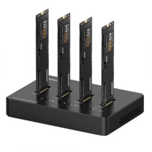 SSD 4 Bays Docking Station M.2 NVME, USB-A, USB-C | HC380602