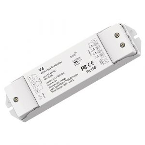 V4 LED Controller RGBW/CCT 12-48V, 4x5A, + Push DIM | HS082901