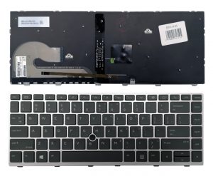 Keyboard HP: EliteBook 840 G5 846 G5 745 G5 (silver,with backlight ) | KB313105