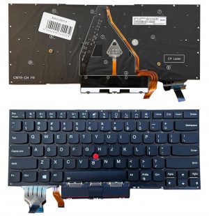Keyboard LENOVO X1 Carbon Gen 8, with Trackpoint, with Backlight, US | KB315574