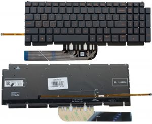 Keyboard DELL G15 5510, with backlight, US | KB316106