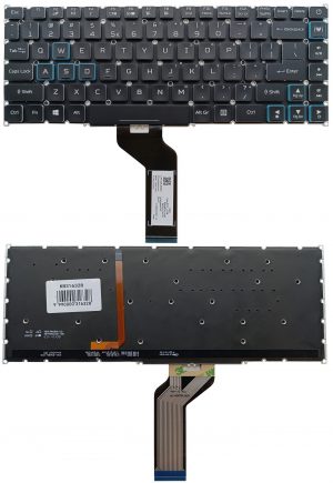 Keyboard ACER: Predator Triton PT515-51, PT515-52, with RGB backlight, US | KB316328