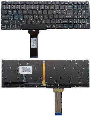 Keyboard ACER: Predator Helios 300 PH315-52, PH315-53, with backlight, US | KB316342