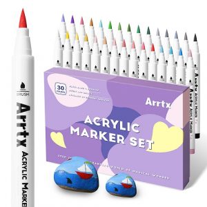 Acrylic Marker Pens ARRTX 30A, 30 Pastel Colours | LC303144