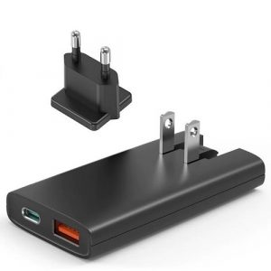 Charger CHOETECH GaN USB-C, USB-A: 67W, PD | PD6011-B