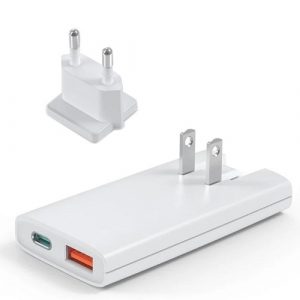 Charger CHOETECH GaN USB-C, USB-A: 67W, PD | PD6011-W