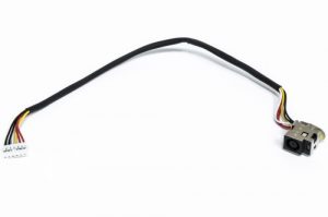 Power jack with cable, HP DV5 Series (PJ340262)