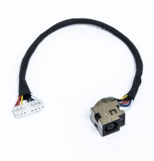 Power jack with cable, HP G62, COMPAQ CQ62 | PJ340347