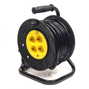 Extension Cord with Reel 25m, 4 sockets, 3x2.5mm2 | PPRA16M25S4L