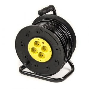 Extension Cord with Reel 50m, 4 sockets, 3x2.5mm2 | PPRA16M50S4L