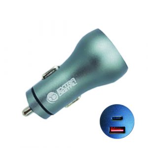 Car Charger USB 3.0+ Type C: 12-24V, 36W, QC3.0+ PD | SC230211