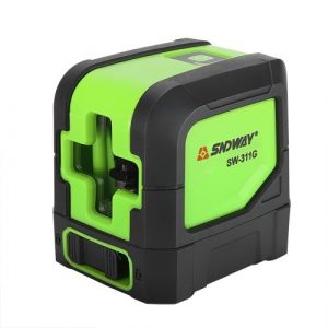 Mini Cross Line Laser, 20m, Green Beam | SW-311G