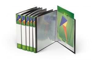 Folder with sleeves Forpus (40) A4, Black