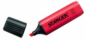 STANGER highlighter, 1-5 mm, red, 1 pcs. 180003000