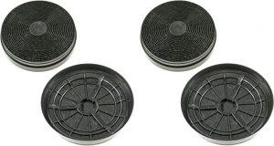 Ecost Customer Return AllSpares activated carbon filter (x4) suitable for various range hoods