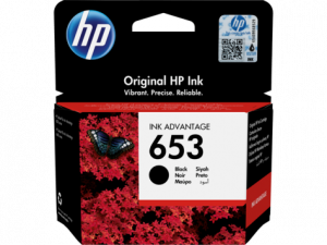 HP 653 (3YM75AE) Ink Cartridge, Black