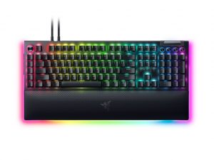 Razer BlackWidow V4 Pro Gaming keyboard Wired, USB QWERTY, US, Green Switch, Black