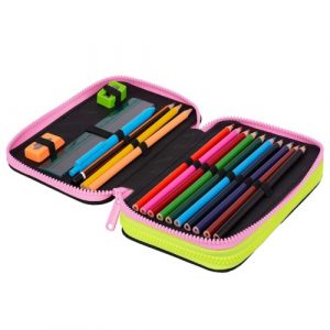 Double decker school pencil case with equipment CoolPack Jumper 2 PANDA GANG Double decker school pencil case with equipment CoolPack Jumper 2 PANDA GANG