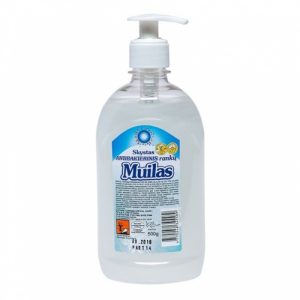Soap, liquid, antibacterial, with dispenser, 500ml