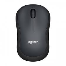Logitech M220 Wireless Mouse, RF Wireless, 1000 DPI, Silent, Charcoal