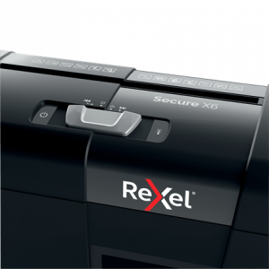 Shredder Rexel Secure X6 Cross Cut Paper Shredder P4, 6sheets, 10 L. waste bin Shredder Rexel Secure X6 Cross Cut Paper Shredder P4, 6sheets, 10 L. waste bin