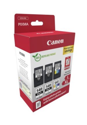 Canon PG-540L/CL-541XL (5224B015) Photo value pack Ink Cartridge Multipack, BK/CMY