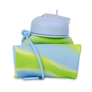 COOLPACK Silikon water bottle Pump 600 ml Girls Blue COOLPACK Silikon water bottle Pump 600 ml Girls Blue