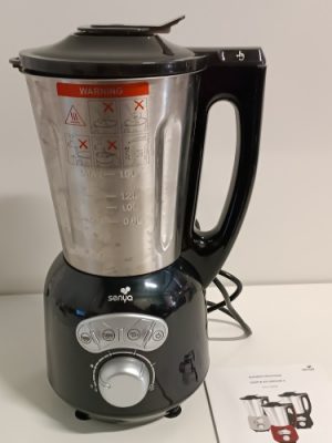 Ecost Customer Return Senya Blender heating stainless steel Cook & Ice V3, Mixer Soup Velveté/Mou