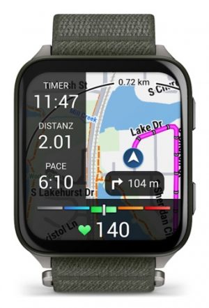 Garmin Venu X1 Smart Watch Moss, Titanium Caseback / Moss ComfortFit Nylon Band