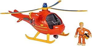 Ecost Customer Return Simba 109251077 - Fireman Sam Helicopter Wallaby with Tom Figure