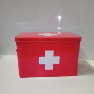Ecost customer return Theo&Cleo Medizin Box Metall, Erste Hilfe Kasten Koffer Schrank, Arzneischrank Ecost customer return Theo&Cleo Medizin Box Metall, Erste Hilfe Kasten Koffer Schrank, Arzneischrank