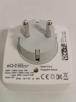 Ecost customer return Homematic IP Smart Home Switch Socket, Digital Adapter Plug Controls Lights or Ecost customer return Homematic IP Smart Home Switch Socket, Digital Adapter Plug Controls Lights or