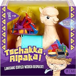 Ecost Customer Return Mattel Games GMV81 - Tschakka, Alpaka!, Fun Game for Kids with Spitting Alpaca