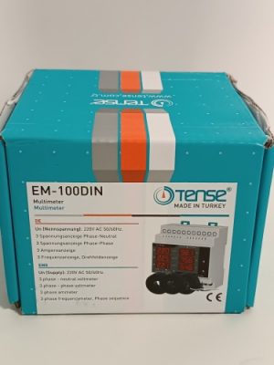 Ecost customer return Tense Elektronik EM100DIN Digital Multimeter For Measuring Current (1A100A), V Ecost customer return Tense Elektronik EM100DIN Digital Multimeter For Measuring Current (1A100A), V