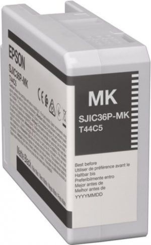 Epson SJIC36P(MK) (C13T44C540) Ink Cartridge, Matte Black