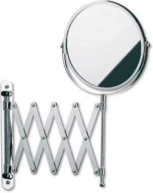 Ecost prekė po grąžinimo Kela 20847 Kera Mirror, Stainless Steel, Size: Diameter 6.3 - 7.3 x Height